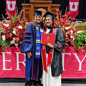 Hibba Ahmed and Dean Camacho