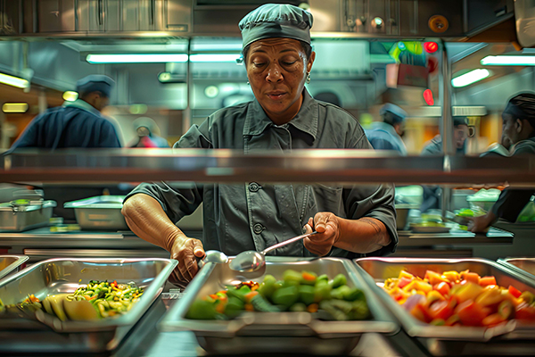 Cafeteria worker